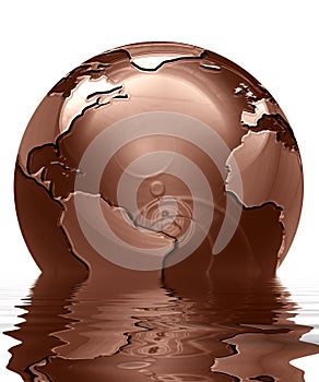 Chocolate globe