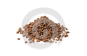 Chocolate Granola Pile Isolated, Cocoa Muesli Breakfast, Crunchy Cereals, Oatmeal Muesli