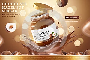 Chocolate hazelnut spread ads