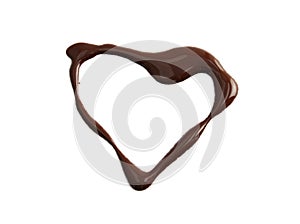 Chocolate heart photo