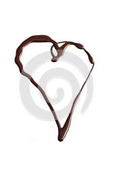 Chocolate heart photo