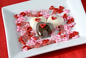 Chocolate hearts