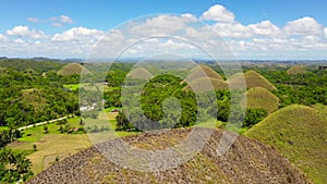 Chocolate hills.Bohol Philippines.