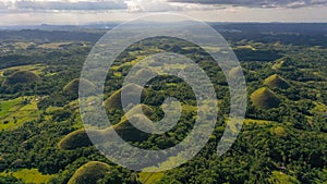 Chocolate hills.Bohol Philippines.