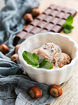 Chocolate ice cream