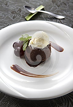 Chocolate ice cream cake