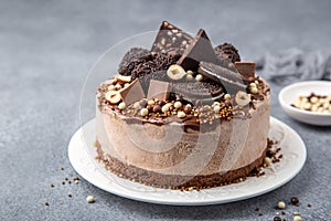 Chocolate ice cream cake