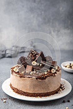 Chocolate ice cream cake