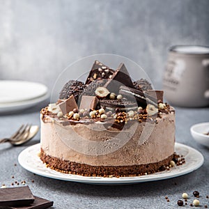 Chocolate ice cream cake