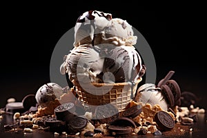 chocolate ice cream Ice Cream Dessert Delight