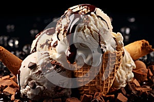 chocolate ice cream Ice Cream Dessert Delight