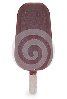 Chocolate ice cream lolly