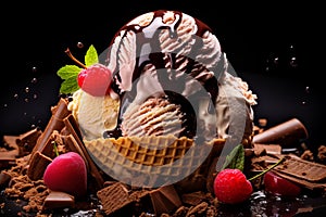 Chocolate Ice Cream A Taste of Pure Joy