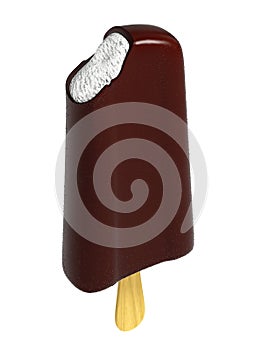 Chocolate ice lolly