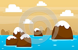 Chocolate Island Video Game Background
