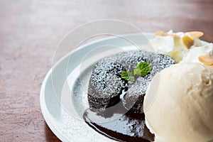 Chocolate lava cake