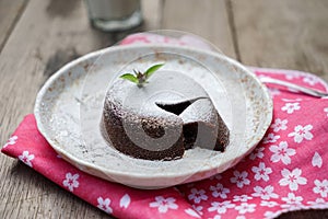 Chocolate lava cake