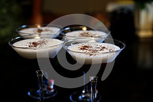 Chocolate martinis are dessert and drinks in one glass