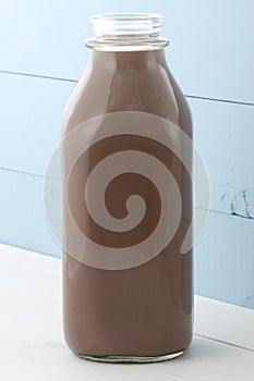 Chocolate milk bottle