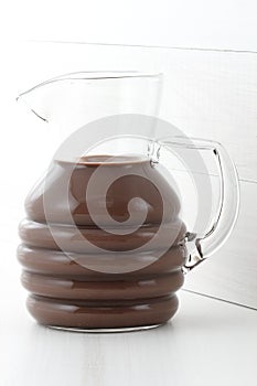 Chocolate milk jar