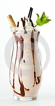 Chocolate milk shake