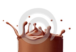 chocolate milk splash drink beverage dairy drop