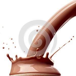 chocolate milk splash drink beverage dairy drop