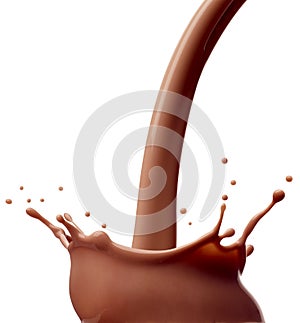 chocolate milk splash drink beverage dairy drop