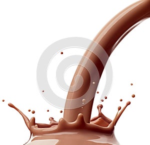 chocolate milk splash drink beverage dairy drop