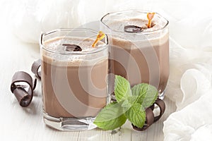 Chocolate milkshake