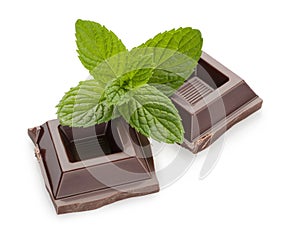 Chocolate and mint