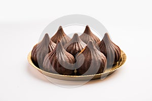 Chocolate Modak - Indian sweet food offered to Lord ganesha on chaturthi