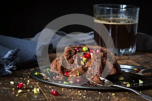 Chocolate molten cake