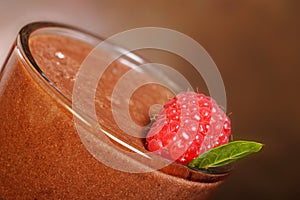 Chocolate mousse photo