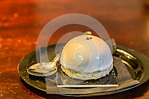 Chocolate and nougat mousse