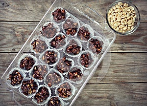 Chocolate Nut Clusters photo