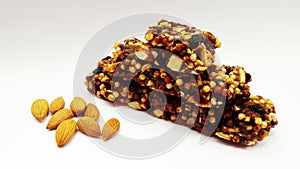 chocolate with nuts and dry fruits