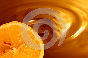 Chocolate orange background