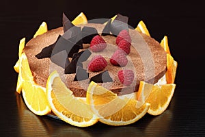 Chocolate Orange Mousse Cake