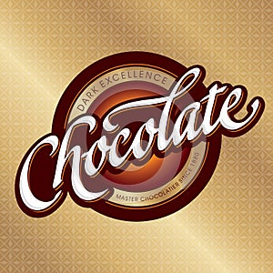 Chocolate packaging design (vector)