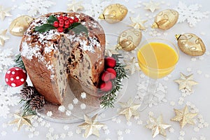 Chocolate Panettone and Egg Nog