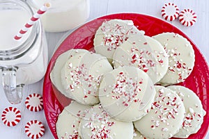 Chocolate Peppermint Holiday Cookies