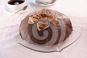 Chocolate pie photo