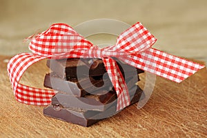 Chocolate pieces