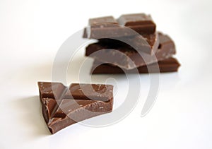 Chocolate pieces