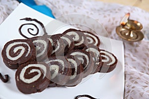 Chocolate pinwheels