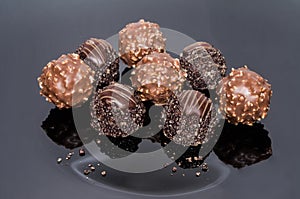 Chocolate pralines truffles luxury chocolate