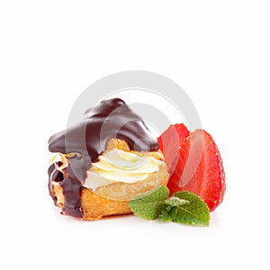 Chocolate profiterole