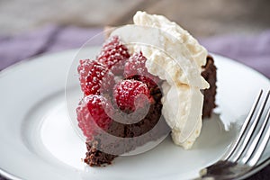 Chocolate Raspberry Torte