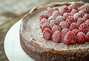 Chocolate Raspberry Torte